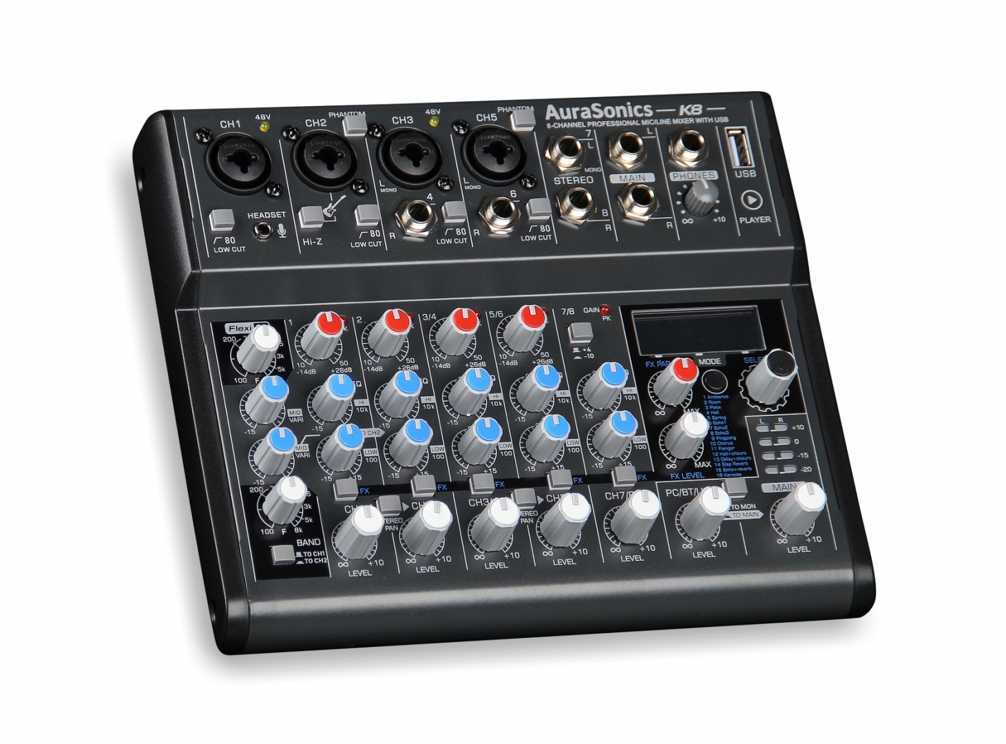 AuraSonics K8 компактный микшерный пульт в Нижегородской области