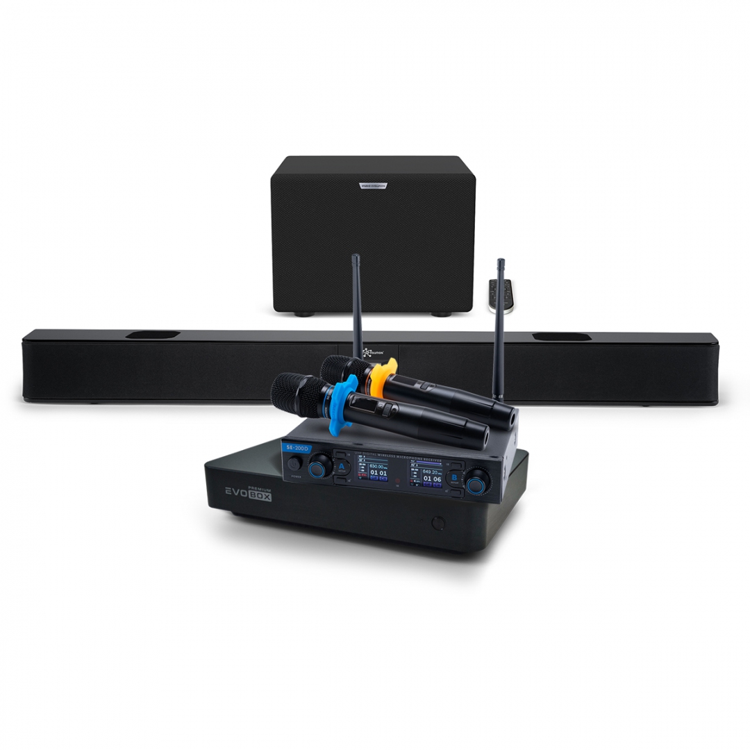 Hi-End караоке-система EVOBOX Premium + EvoSoundBar (саундбар с караоке) в Нижегородской области