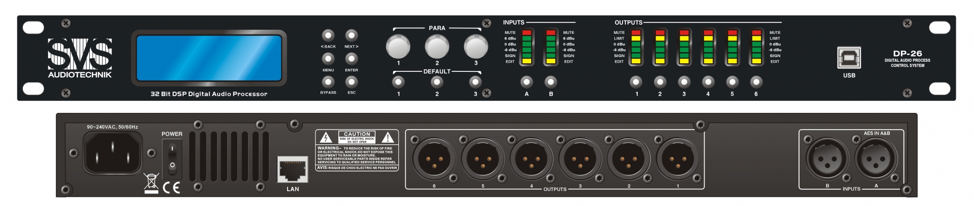 SVS Audiotechnik DP-26 Цифровой процессор: 2 входа 6 выходов в Нижегородской области