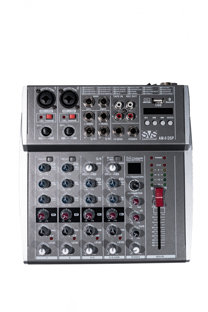 SVS Audiotechnik mixers AM-6 DSP Микшерный пульт аналоговый, 6-канальный SVS Audiotechnik mixers в Нижегородской области