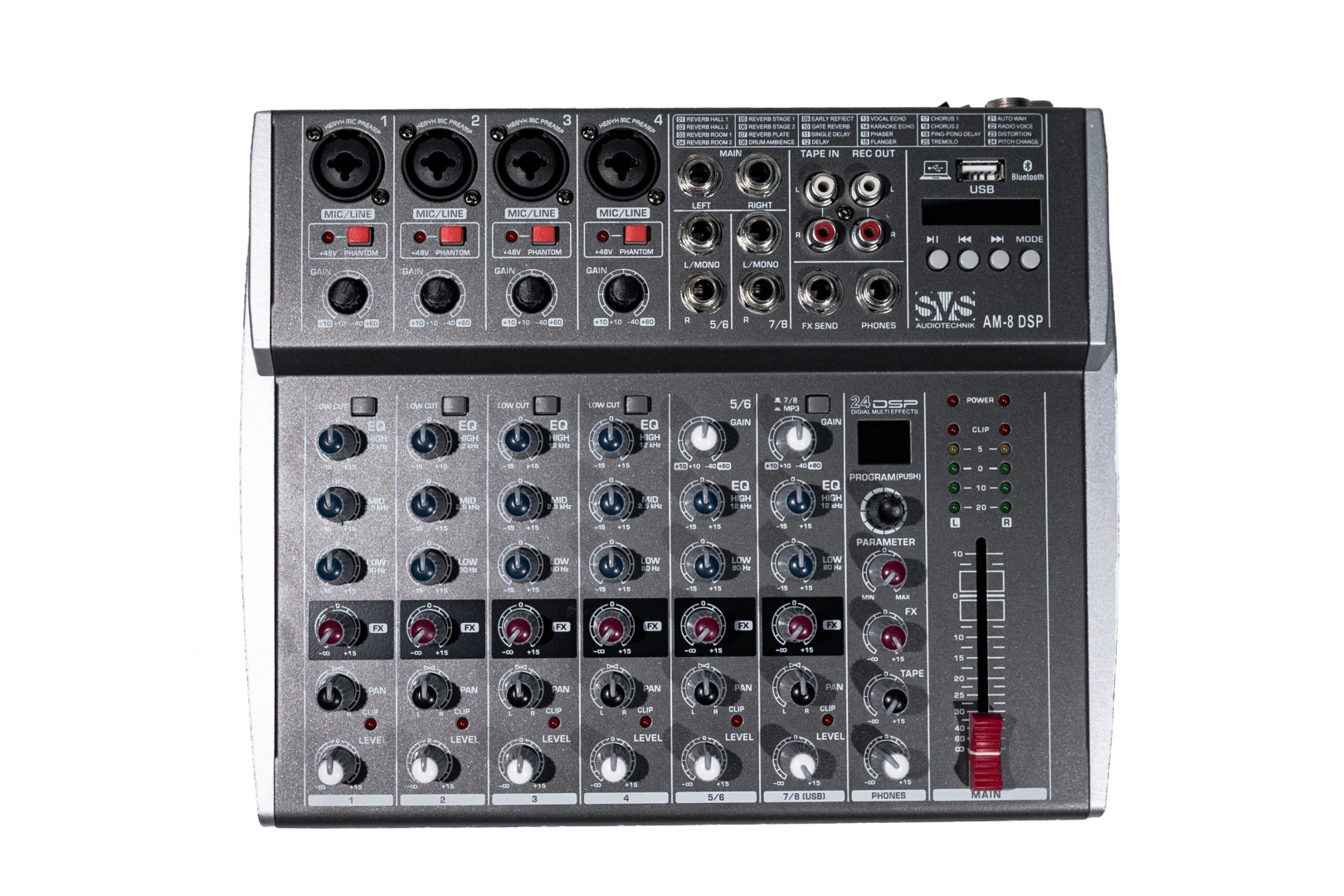SVS Audiotechnik mixers AM-8 DSP Микшерный пульт аналоговый, 8-канальный в Нижегородской области